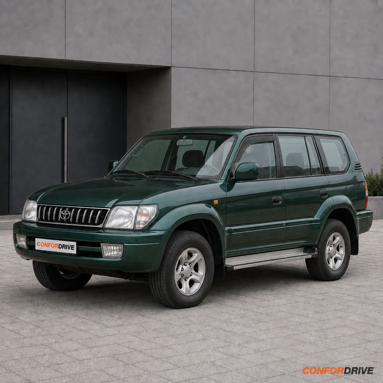 Chuventos CONFORDRIVE para TOYOTA LAND CRUISER J90/J95 (1996-2002), portas da frente