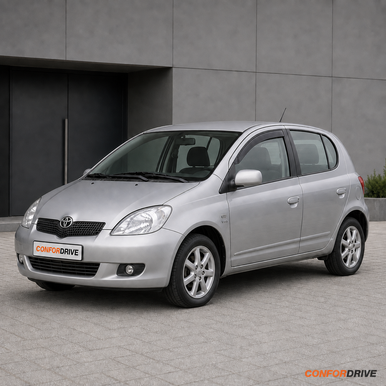 Chuventos Toyota Vitz 1999-2006 5 portas, portas da frente