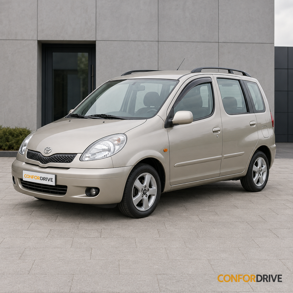 Chuventos Toyota Yaris Verso 1999-2003, portas da frente