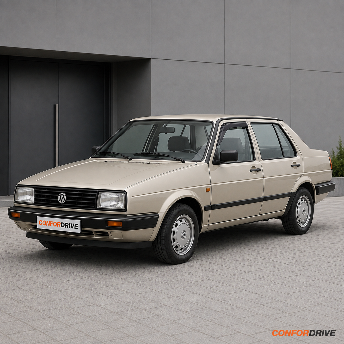 Chuventos Volkswagen Jetta II 1983-1987, portas da frente