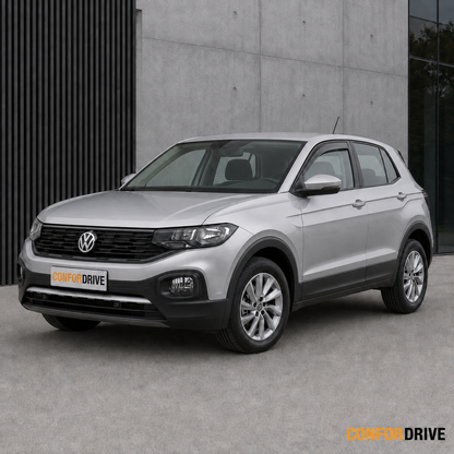 Volkswagen T-Cross 2018-2023 de 5 portas com dois chuventos dianteiros CONFORDRIVE