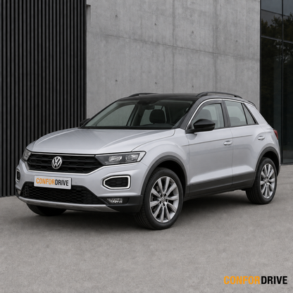 Volkswagen T-Roc 2018-2025 de 5 portas com dois chuventos dianteiros CONFORDRIVE