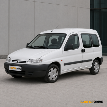 Citroën Berlingo I de 1996 a 2005 com chuventos nas portas dianteiras