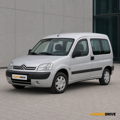 Citroën Berlingo I de 2005 a 2008 com chuventos nas portas dianteiras
