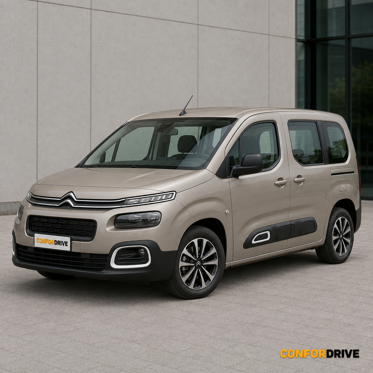Citroën Berlingo III K9 com chuventos nas portas dianteiras