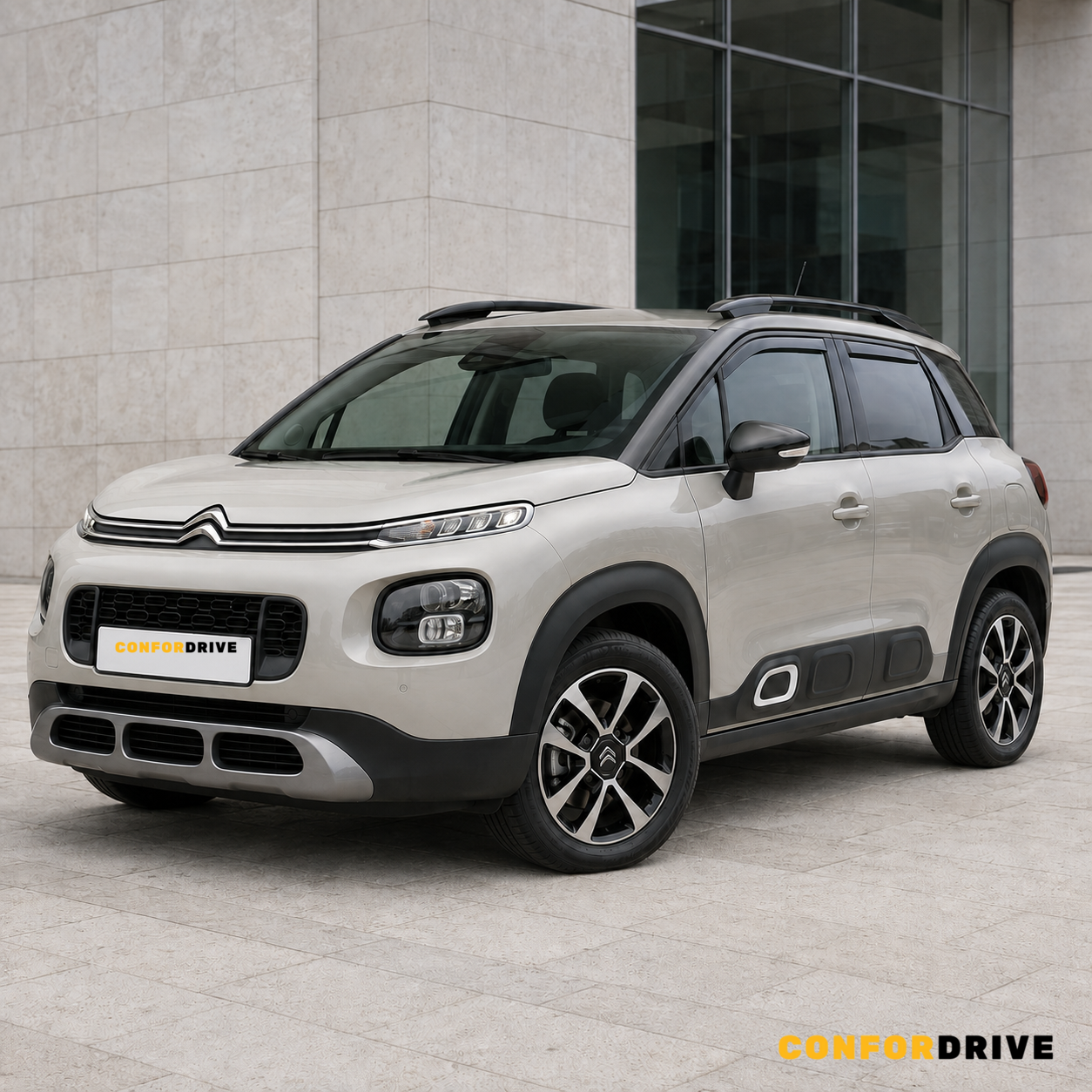 Citroën C3 Aircross chuventos frente e traseira