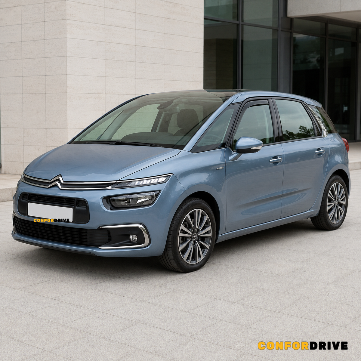 Citroën C4 SpaceTourer 2013-2021 com chuventos dianteiros CONFORDRIVE