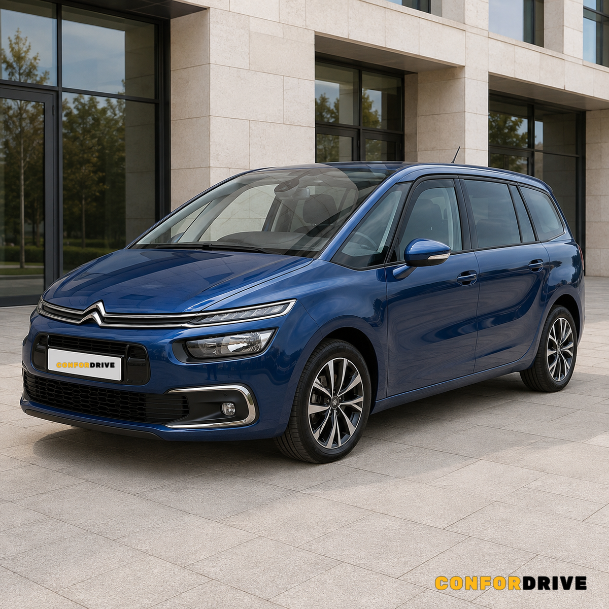 Citroën Grand C4 SpaceTourer com chuventos dianteiros CONFORDRIVE