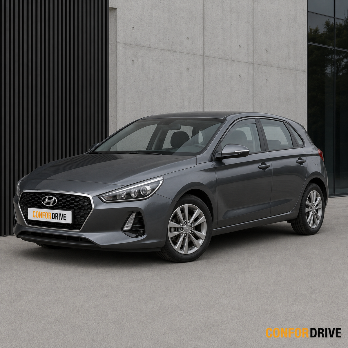 Hyundai i30 desde 2017, veículo com chuventos CONFORDRIVE
