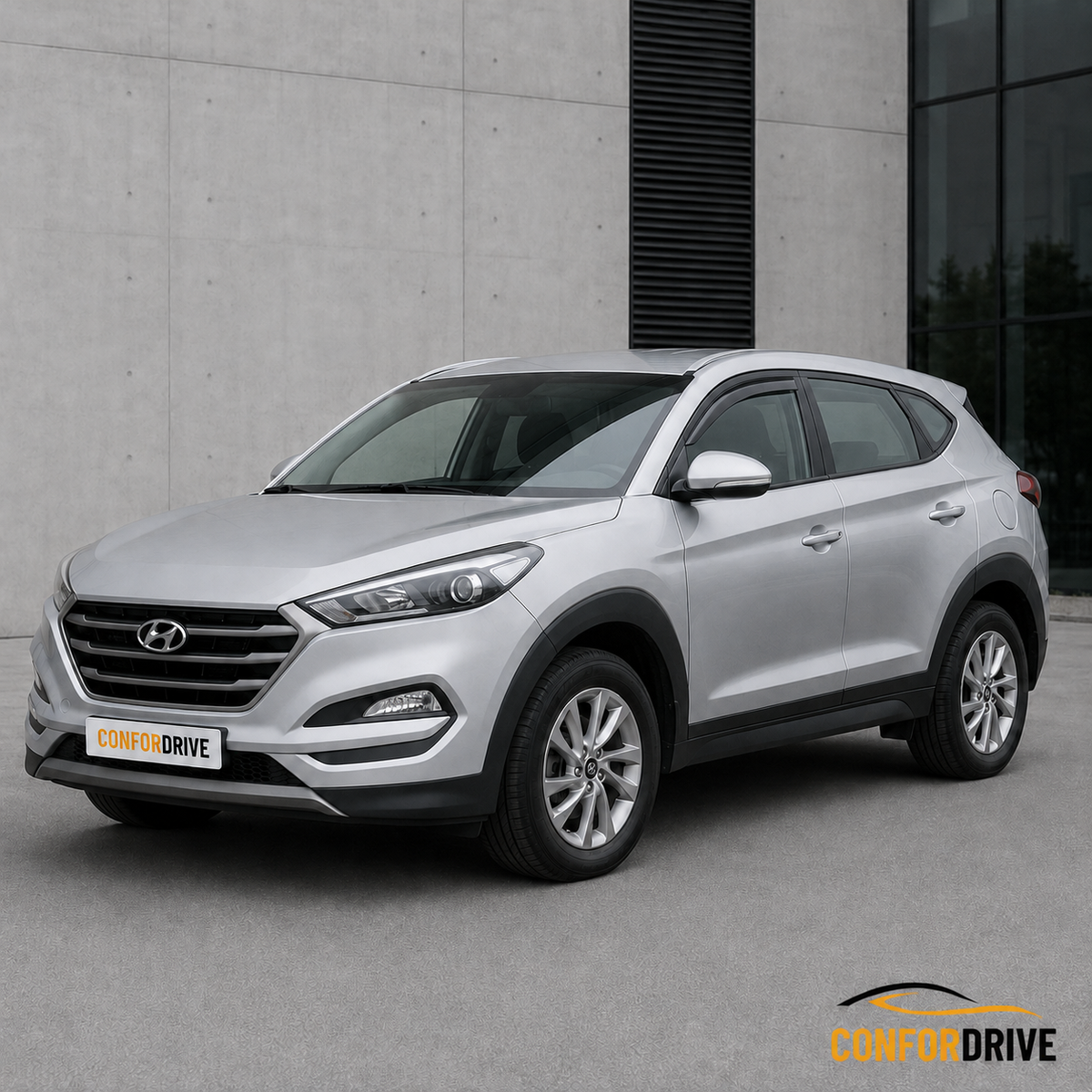 Hyundai Tucson 2015-2021 com chuventos dianteiros CONFORDRIVE