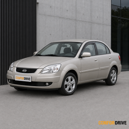 Kia Rio DC 2000-2005 com chuventos CONFORDRIVE