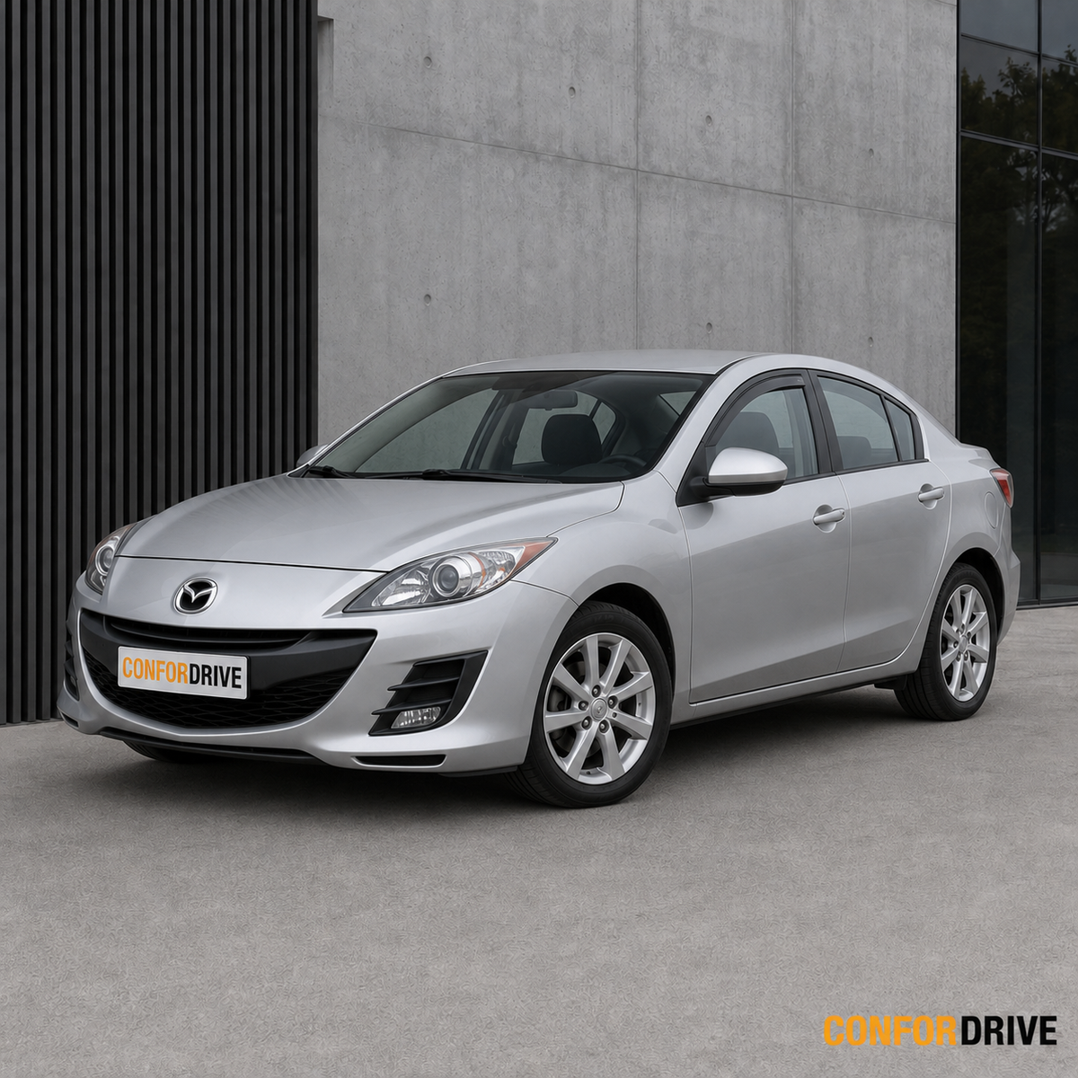 Mazda 3 BL 2009–2013 de 4 portas com chuventos dianteiros CONFORDRIVE