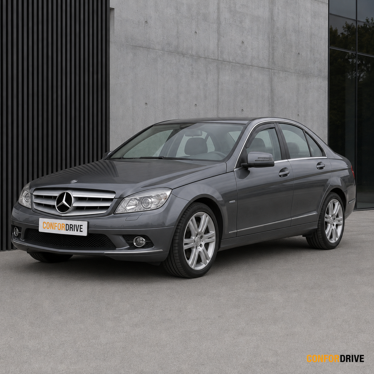 Mercedes Classe C W204 2007–2014, veículo com chuventos CONFORDRIVE