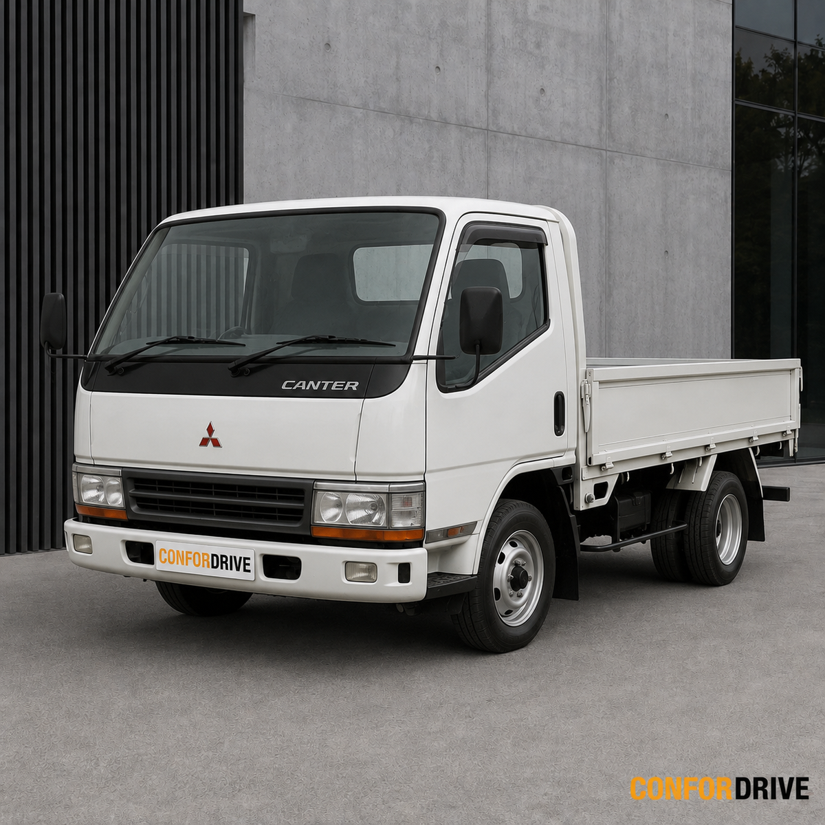 Mitsubishi Canter 1996–2005, veículo com chuventos CONFORDRIVE