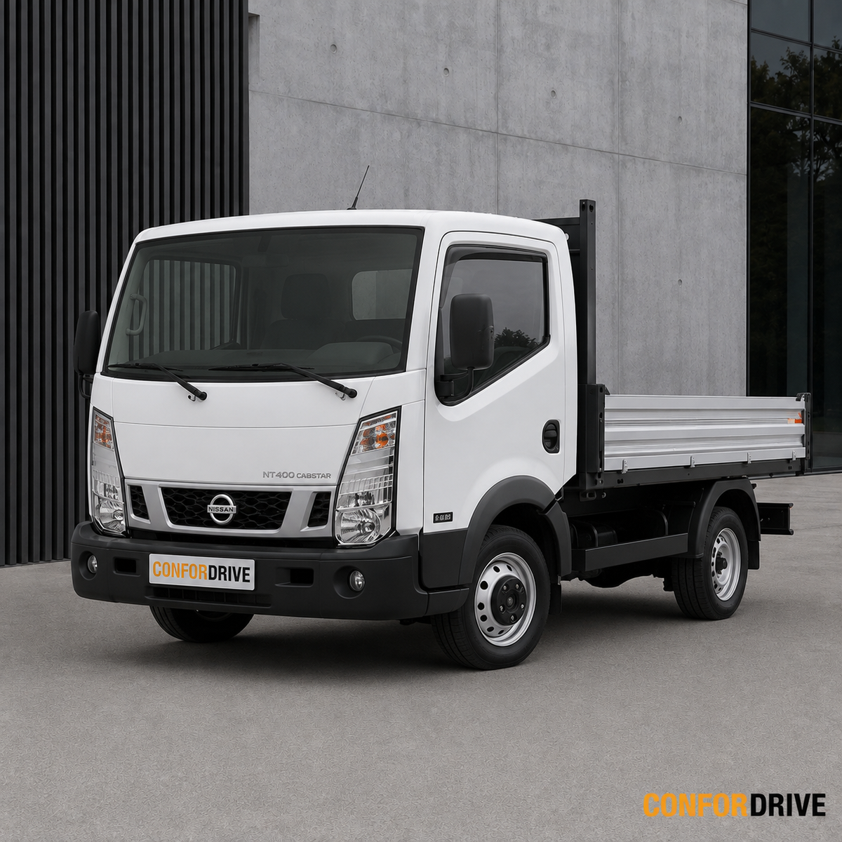 Nissan NT400 Cabstar F24 desde 2007 com chuventos dianteiros CONFORDRIVE