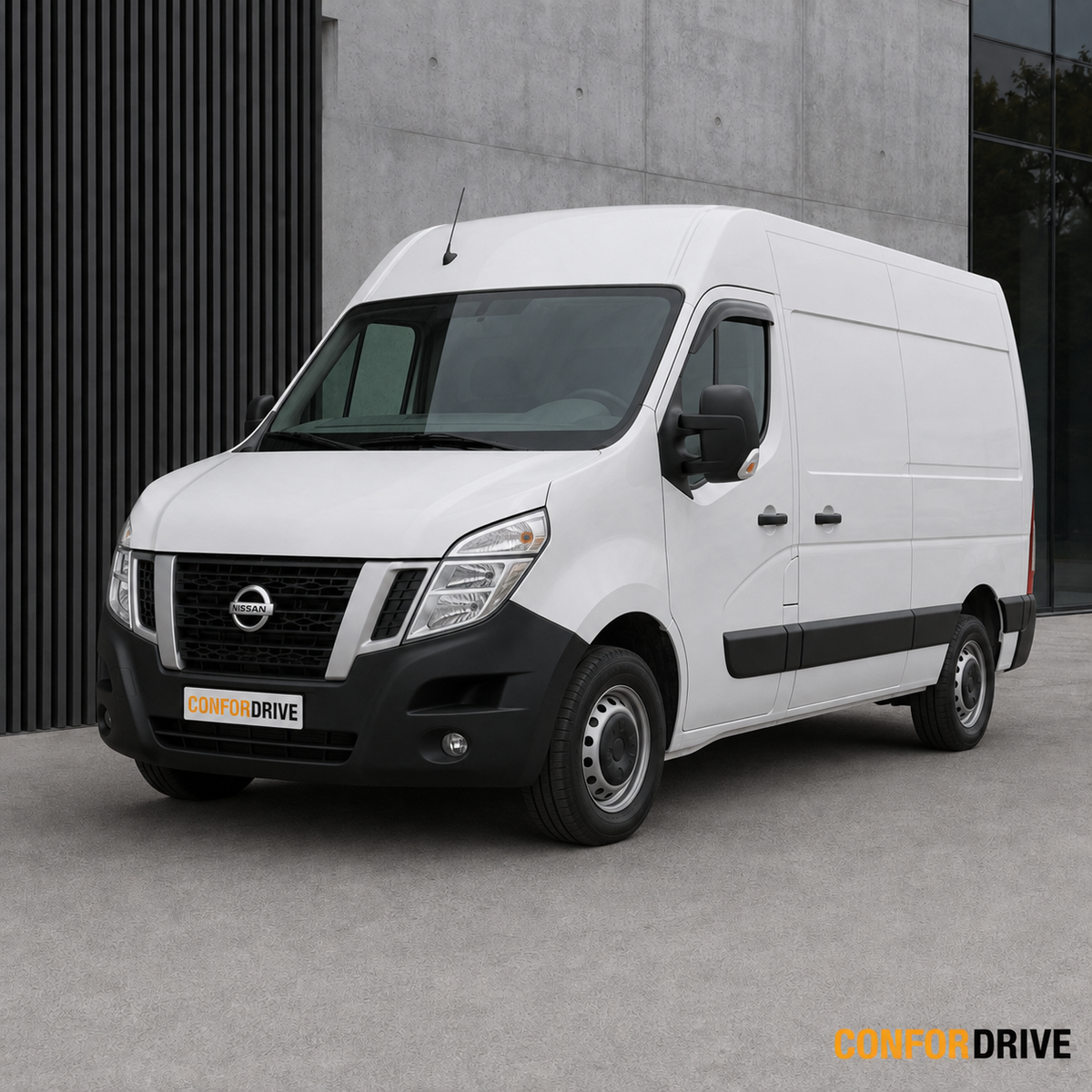 Nissan NV400 desde 2010 com chuventos dianteiros CONFORDRIVE