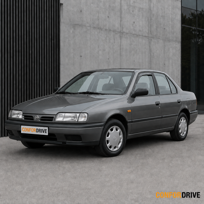 Nissan Primera P10 1990–1996 de 4 portas com chuventos dianteiros CONFORDRIVE