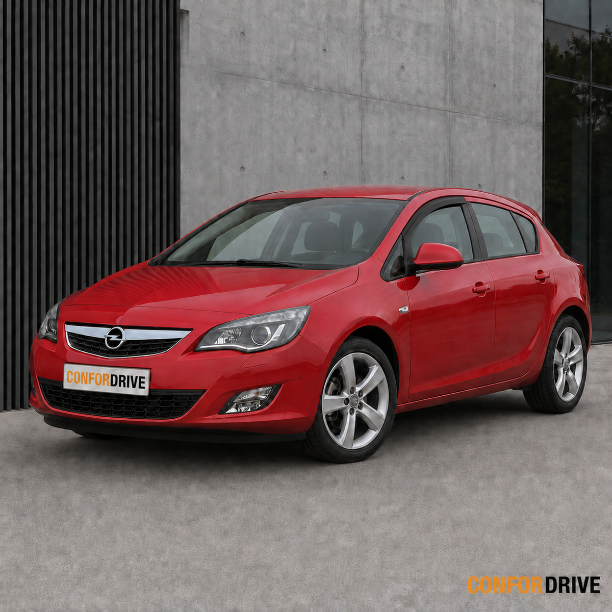 Opel Astra J Hatch 2009-2015 com chuventos dianteiros CONFORDRIVE