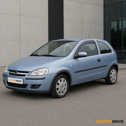 Opel Corsa C 2000-2006 de 3 portas com chuventos dianteiros CONFORDRIVE