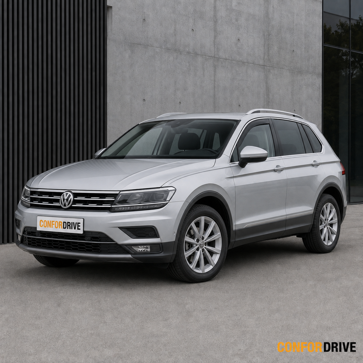 Volkswagen Tiguan 2016–2024, veículo com chuventos CONFORDRIVE