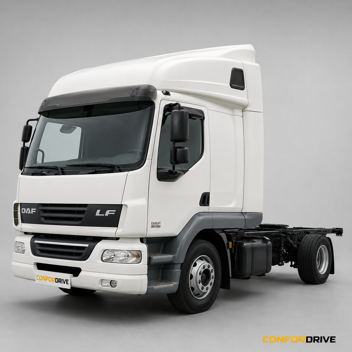 DAF LF 45/55 Sleeper Cab desde 2006 com chuventos interiores nas portas da frente