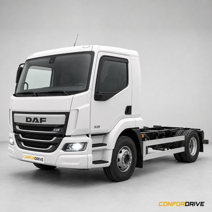 DAF XB desde 2023 com chuventos interiores nas portas da frente