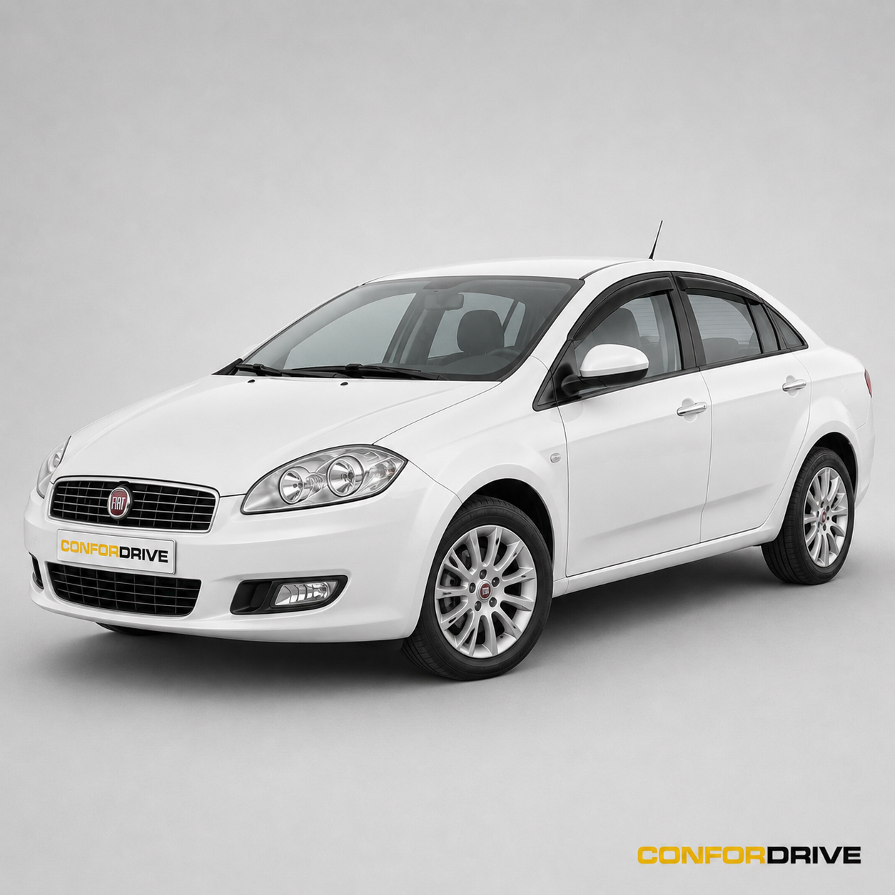 Fiat Linea 2007-2018 com chuventos interiores