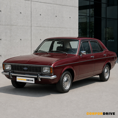 FORD Consul 1972 de 4 portas com chuventos CONFORDRIVE