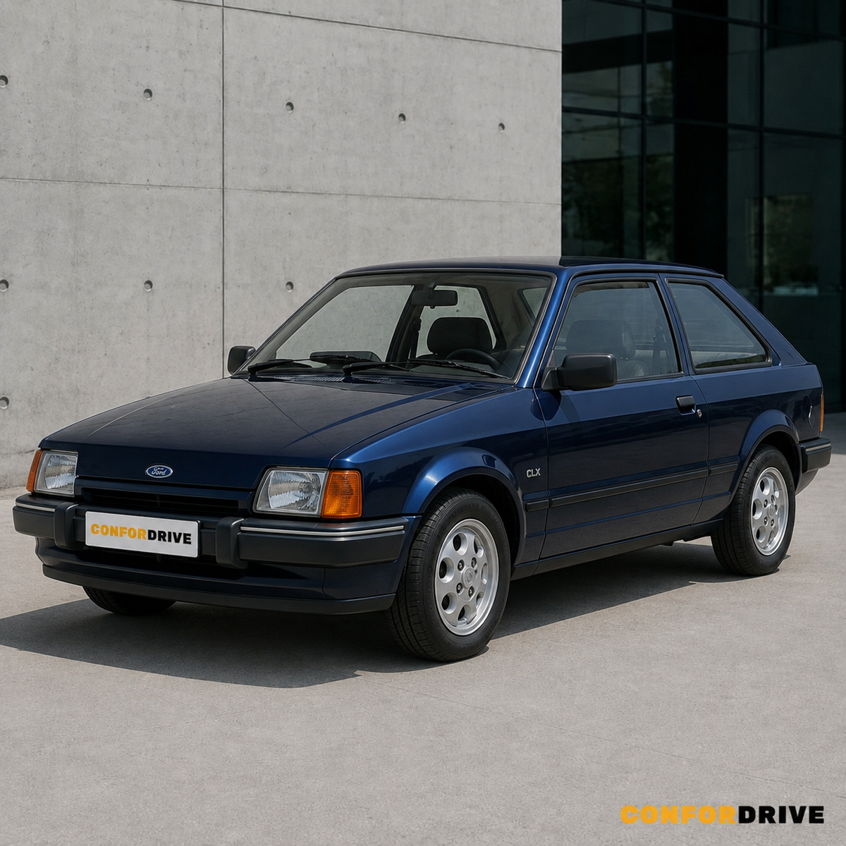 FORD Escort CLX 1981-1990 de 3 portas com chuventos CONFORDRIVE