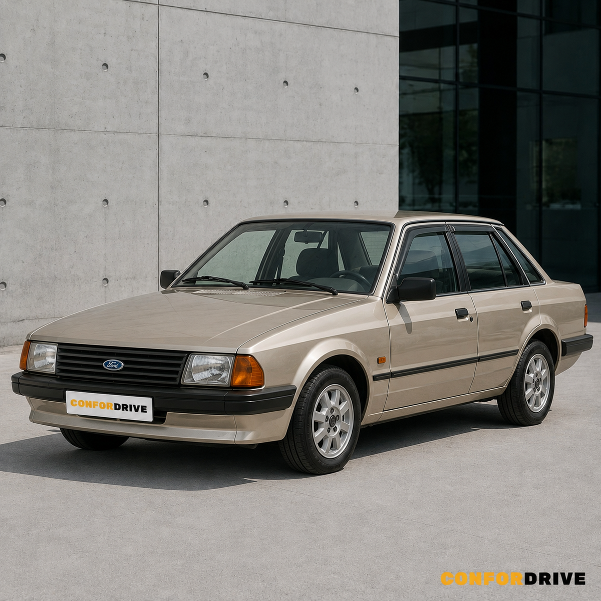 FORD Escort Sedan 1981-1990 de 4 portas com chuventos CONFORDRIVE