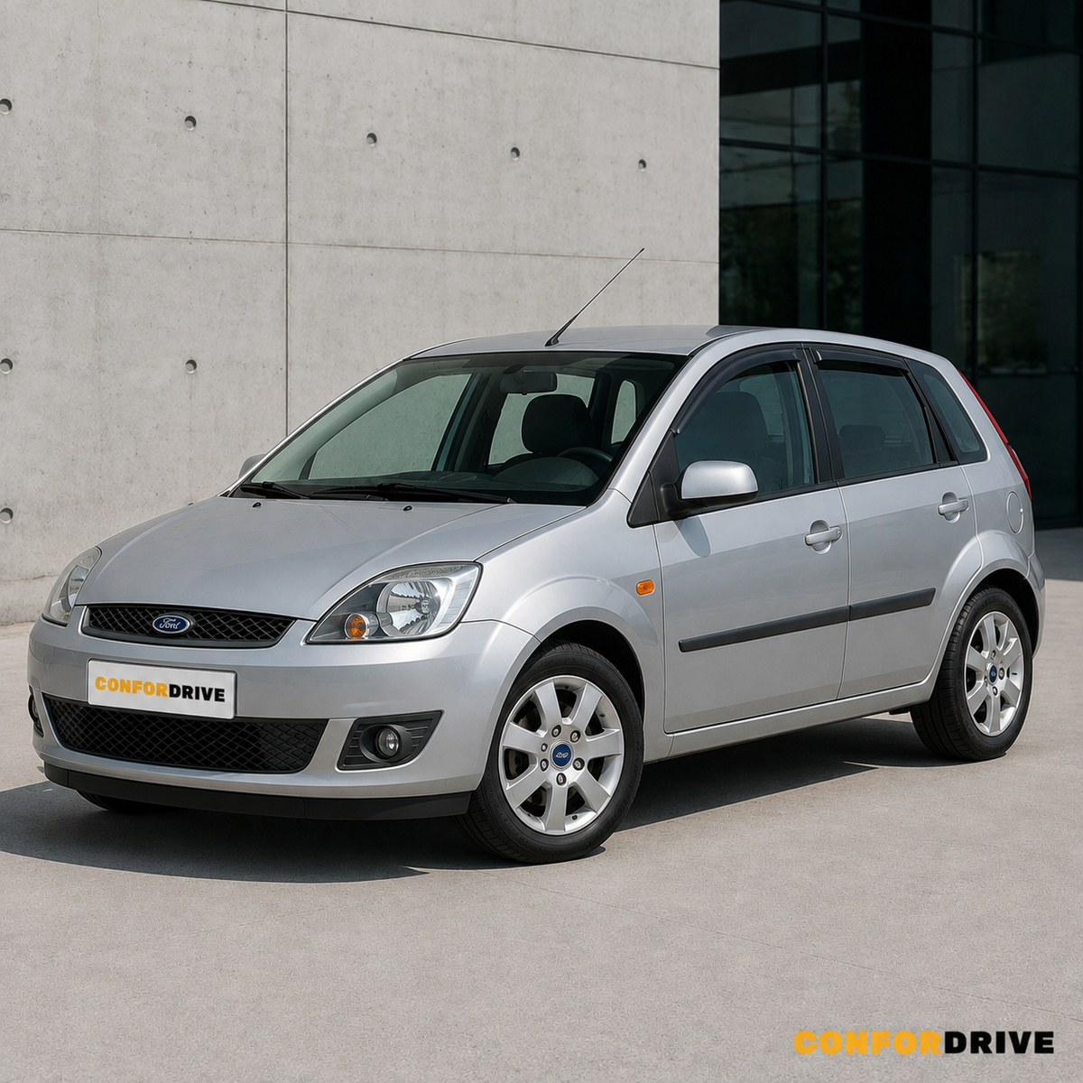 FORD Fiesta 2002-2008 de 5 portas com chuventos CONFORDRIVE