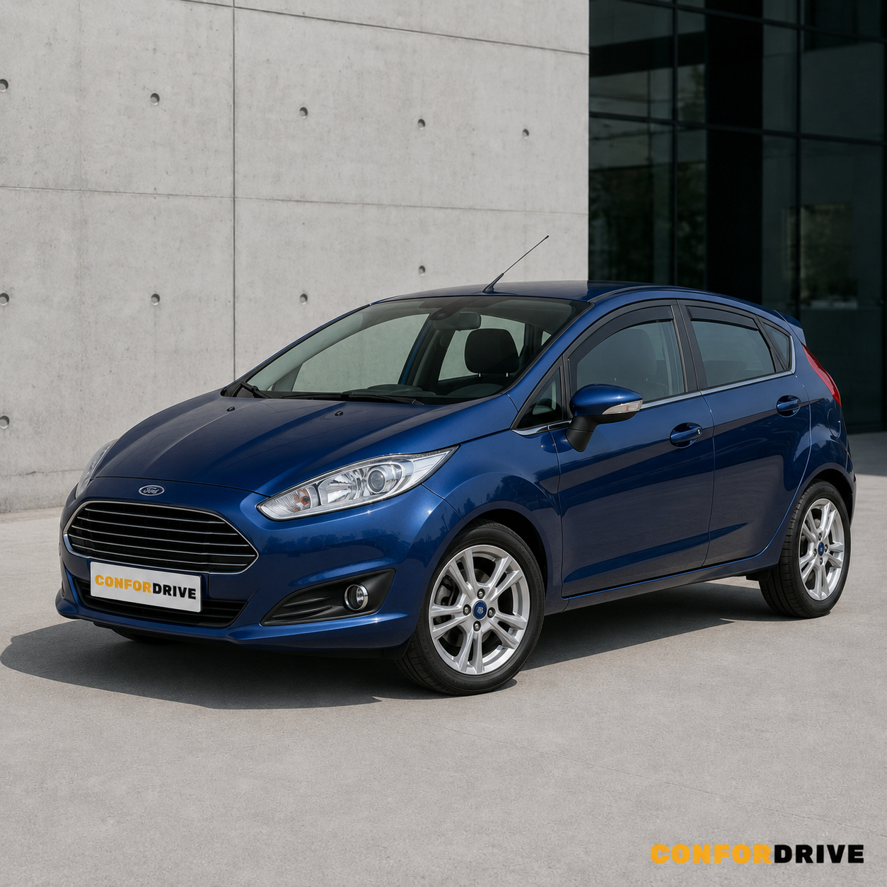 FORD Fiesta 2008-2017 de 5 portas com chuventos CONFORDRIVE