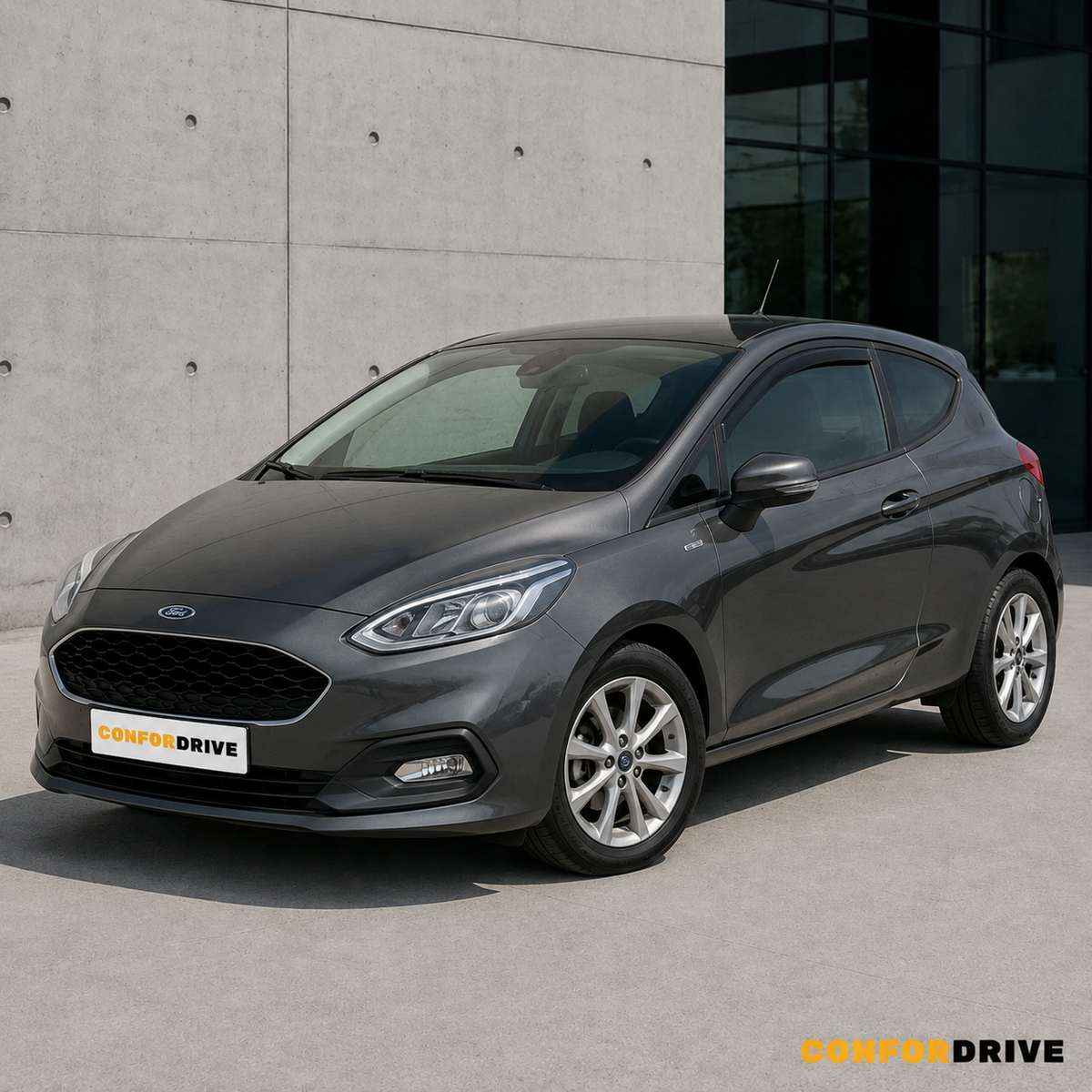 FORD Fiesta desde 2017 de 3 portas com chuventos CONFORDRIVE
