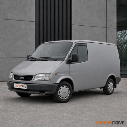 Ford Transit IV 1986-2000 de 2 portas com chuventos CONFORDRIVE nas portas dianteiras