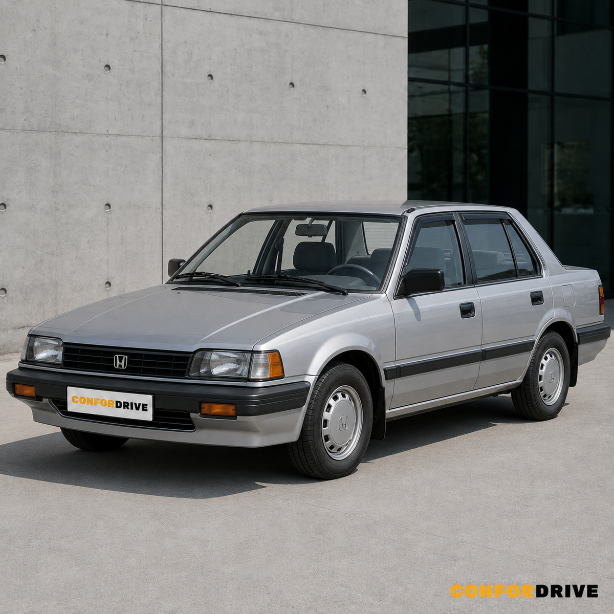 Honda Civic 1984-1987 4 portas com chuventos CONFORDRIVE