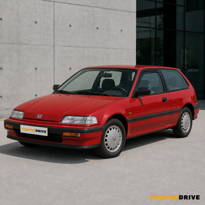 Honda Civic 1988-1991 3 portas com chuventos CONFORDRIVE