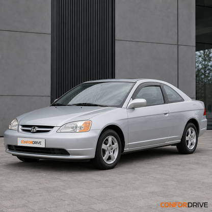 Honda Civic Coupé 2001-2005 com chuventos dianteiros CONFORDRIVE