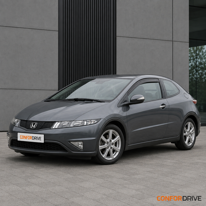 Honda Civic 3 portas 2006-2012 com chuventos dianteiros CONFORDRIVE