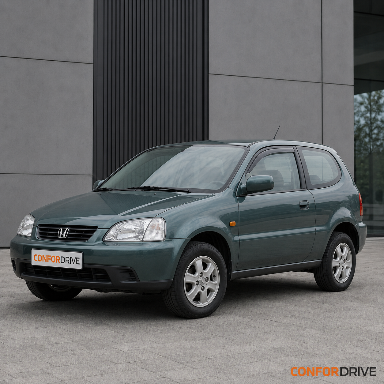 Honda HR-V 3 portas 1999-2005 com chuventos dianteiros CONFORDRIVE
