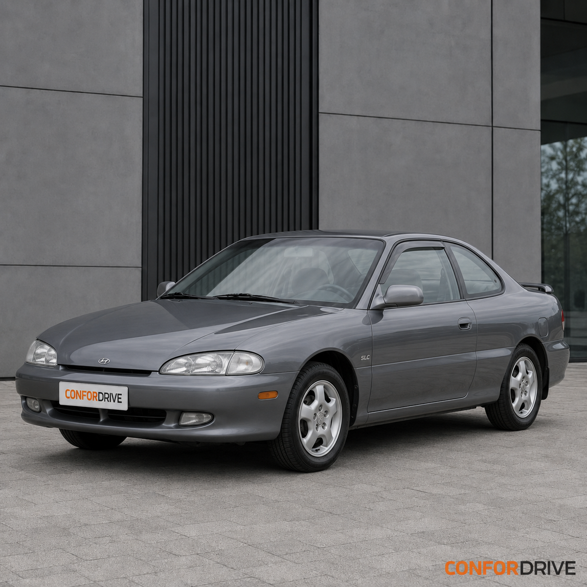 Hyundai S Coupe SLC 1993-1996 2 portas com chuventos CONFORDRIVE