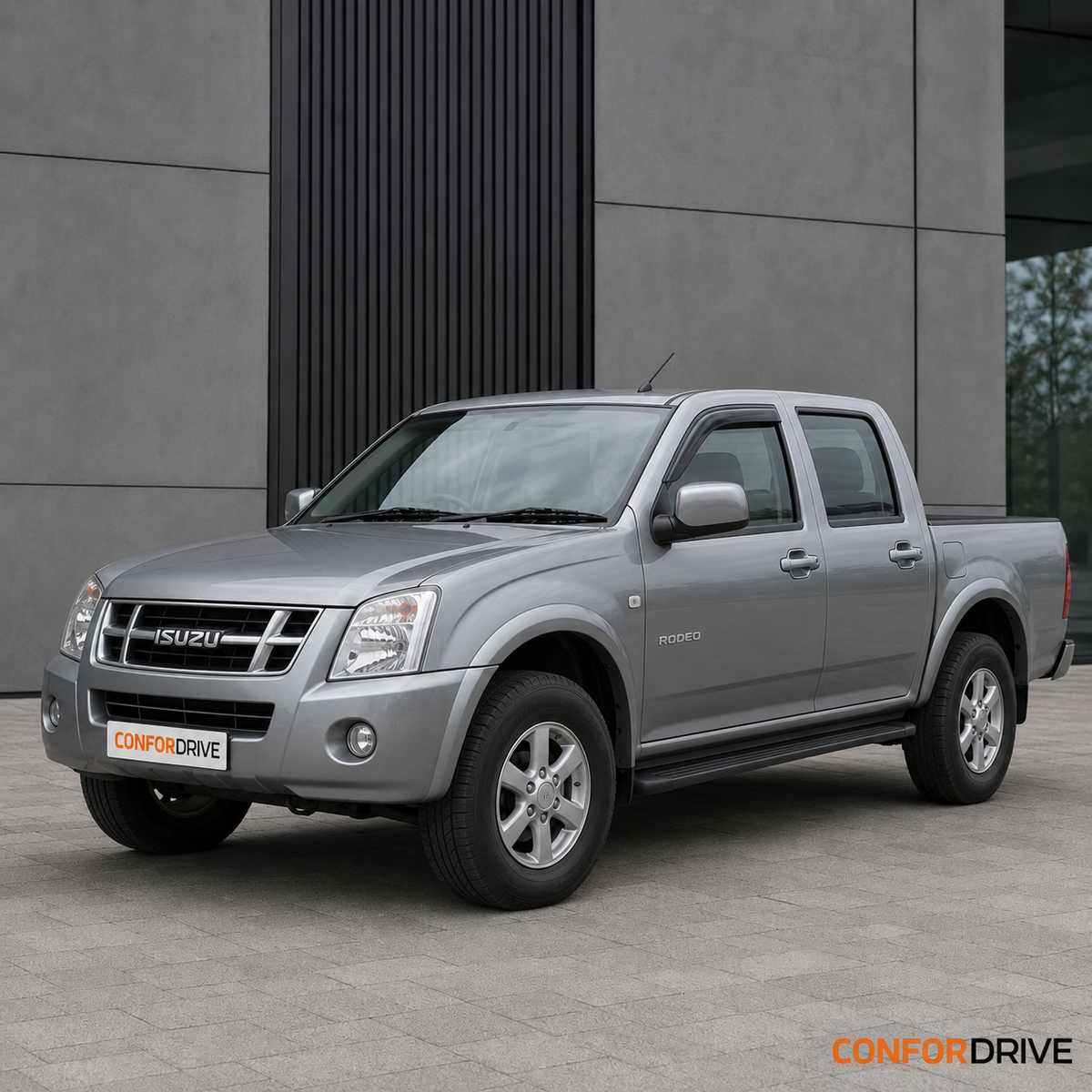 Isuzu Rodeo Double Cab 2006-2012 com chuventos dianteiros CONFORDRIVE