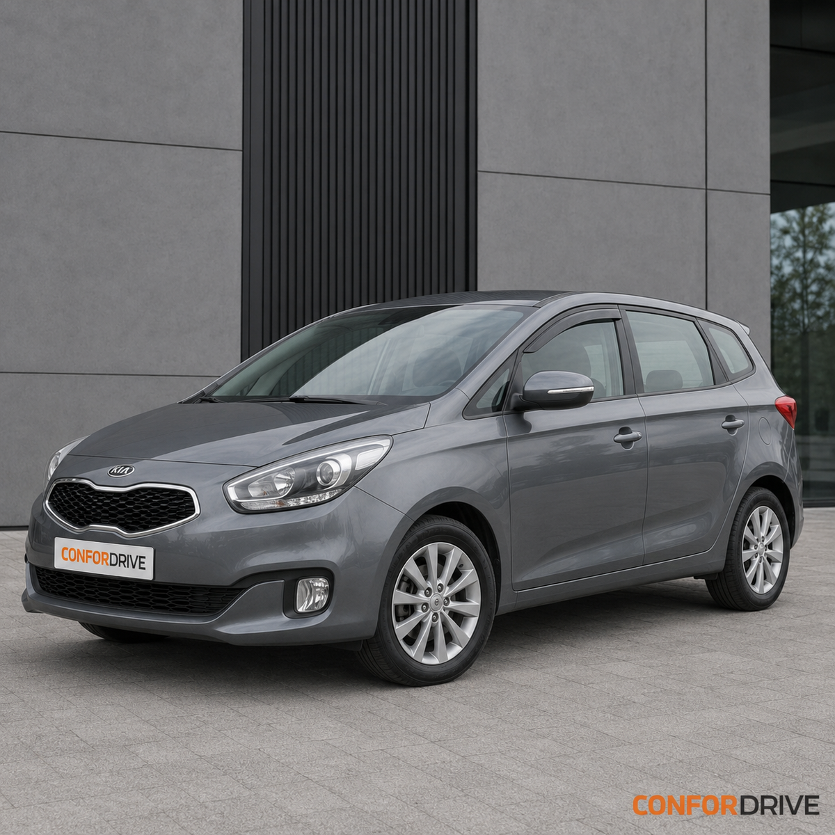 Kia Carens 2013-2018 com chuventos dianteiros CONFORDRIVE