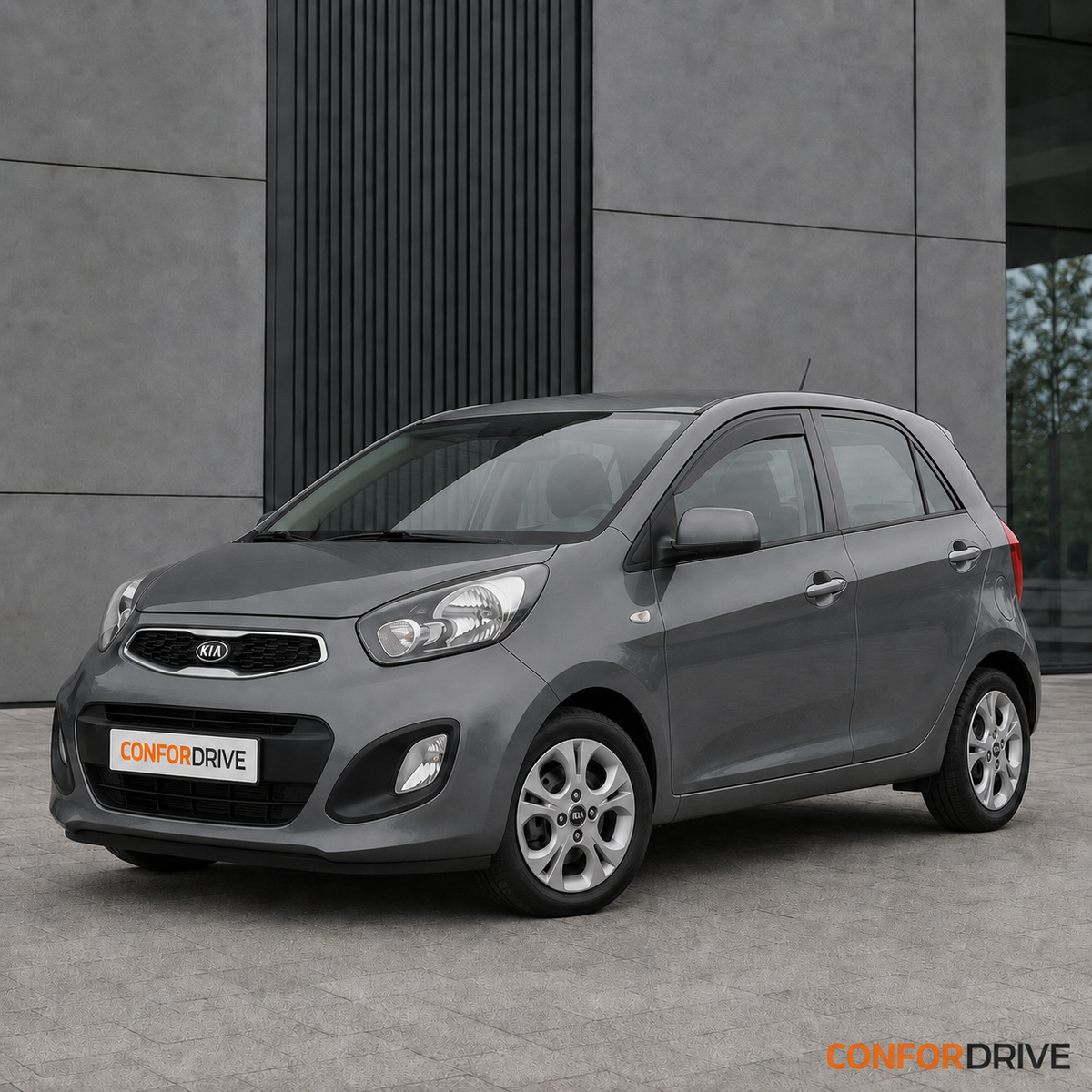 Kia Picanto 2011-2017 com chuventos dianteiros CONFORDRIVE