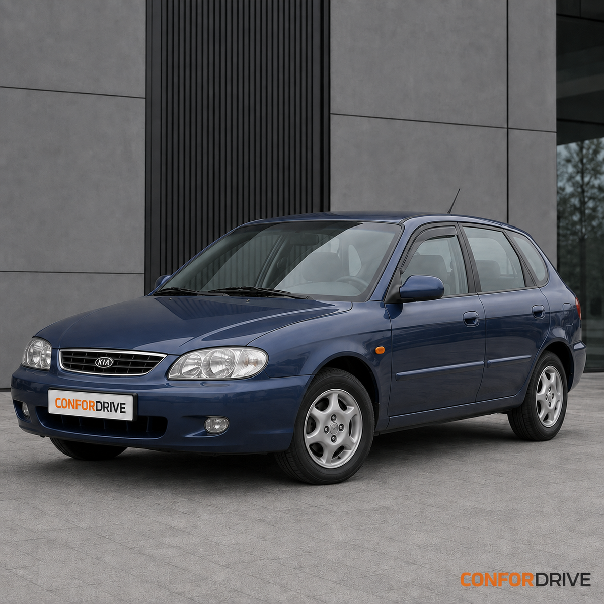 Kia Shuma 1998-2004 com chuventos dianteiros CONFORDRIVE