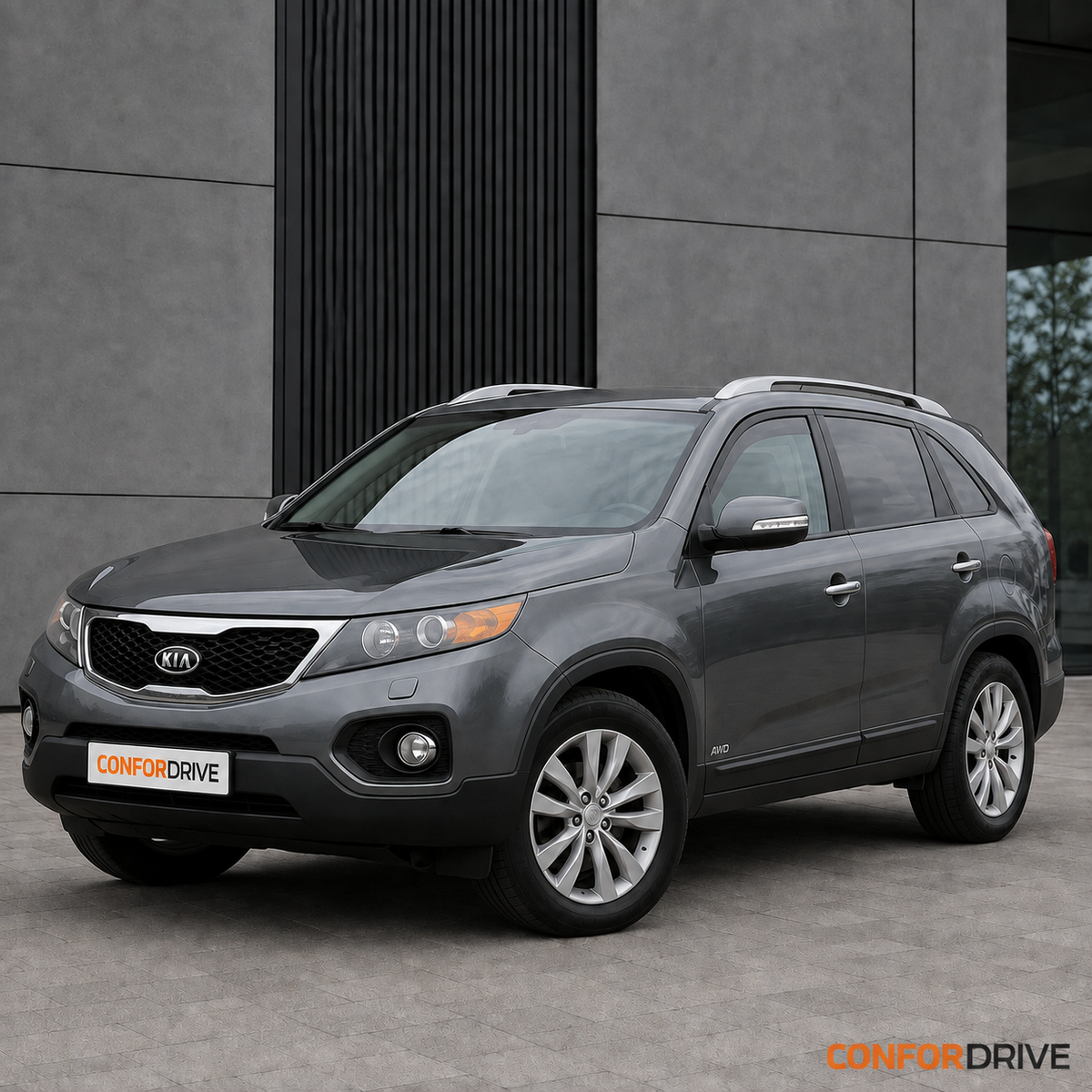 Kia Sorento 2009-2014 com chuventos dianteiros CONFORDRIVE