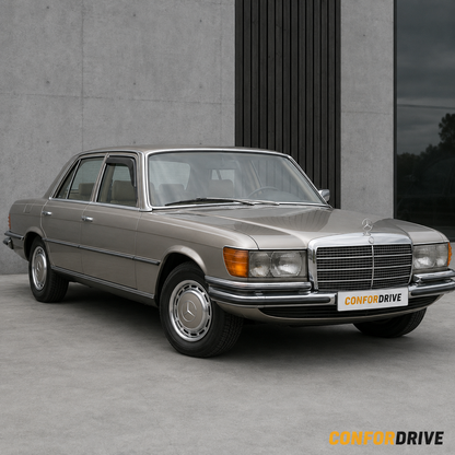 Mercedes 280SE W116 1972-1980 com chuventos dianteiros CONFORDRIVE