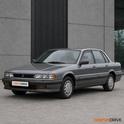 Mitsubishi Galant E30 1988-1993 4 portas com chuventos dianteiros CONFORDRIVE
