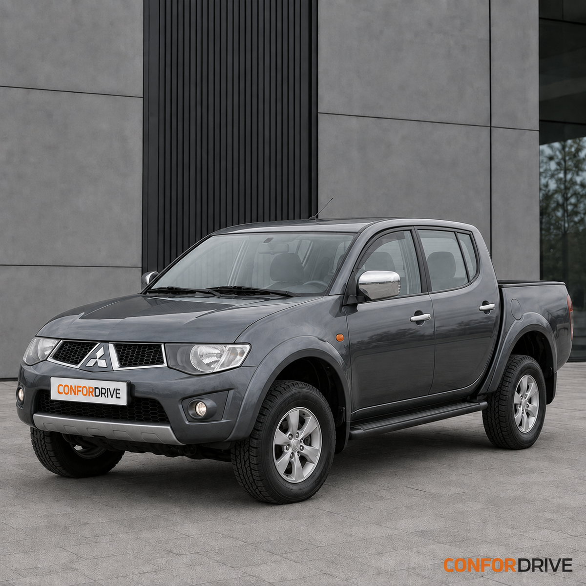 Mitsubishi L200 Double Cab KA0T 2006-2015 4 portas com chuventos dianteiros CONFORDRIVE