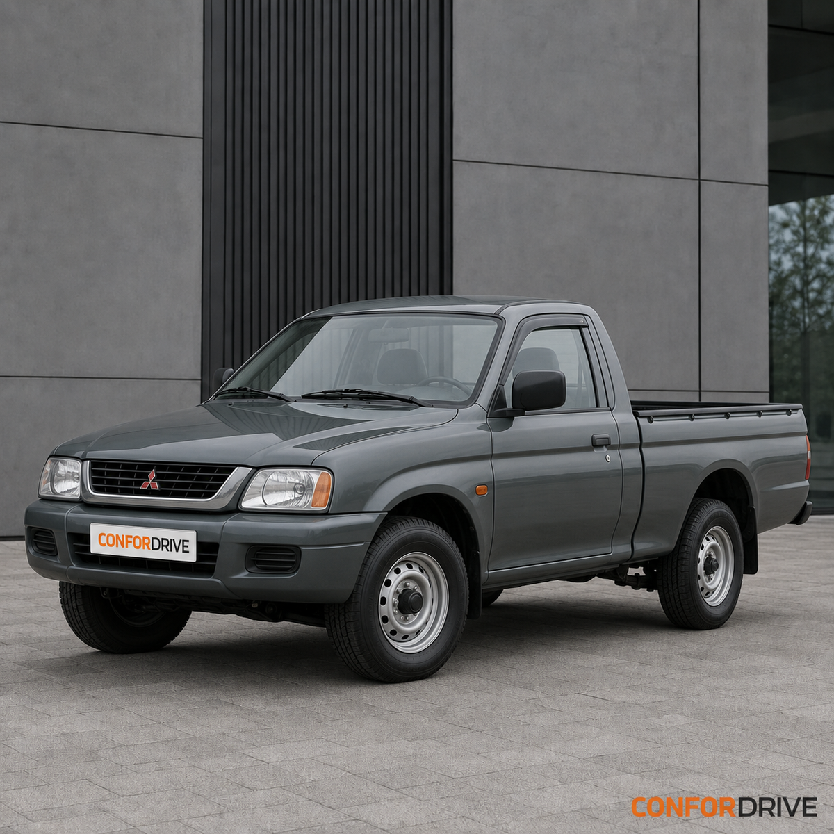 Mitsubishi L200 K64 1996-2005 2 portas com chuventos dianteiros CONFORDRIVE
