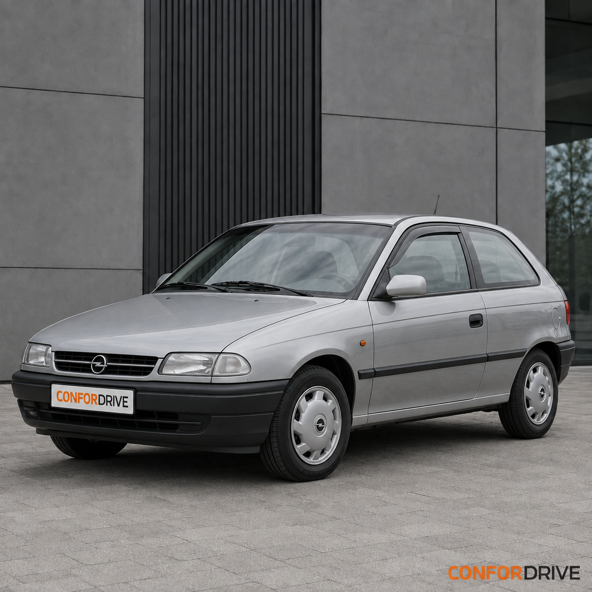 Opel Astra F 1994-1998, 3 portas com chuventos dianteiros CONFORDRIVE